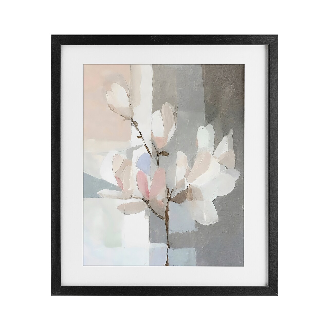 Stupell Industries Lavender Haze Neutrals Framed Print Under Glass, design by Riley B